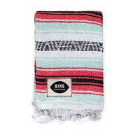 ENCINITAS MEXICAN BLANKET TEAL WATERMELON